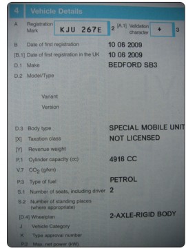 Vehicle details